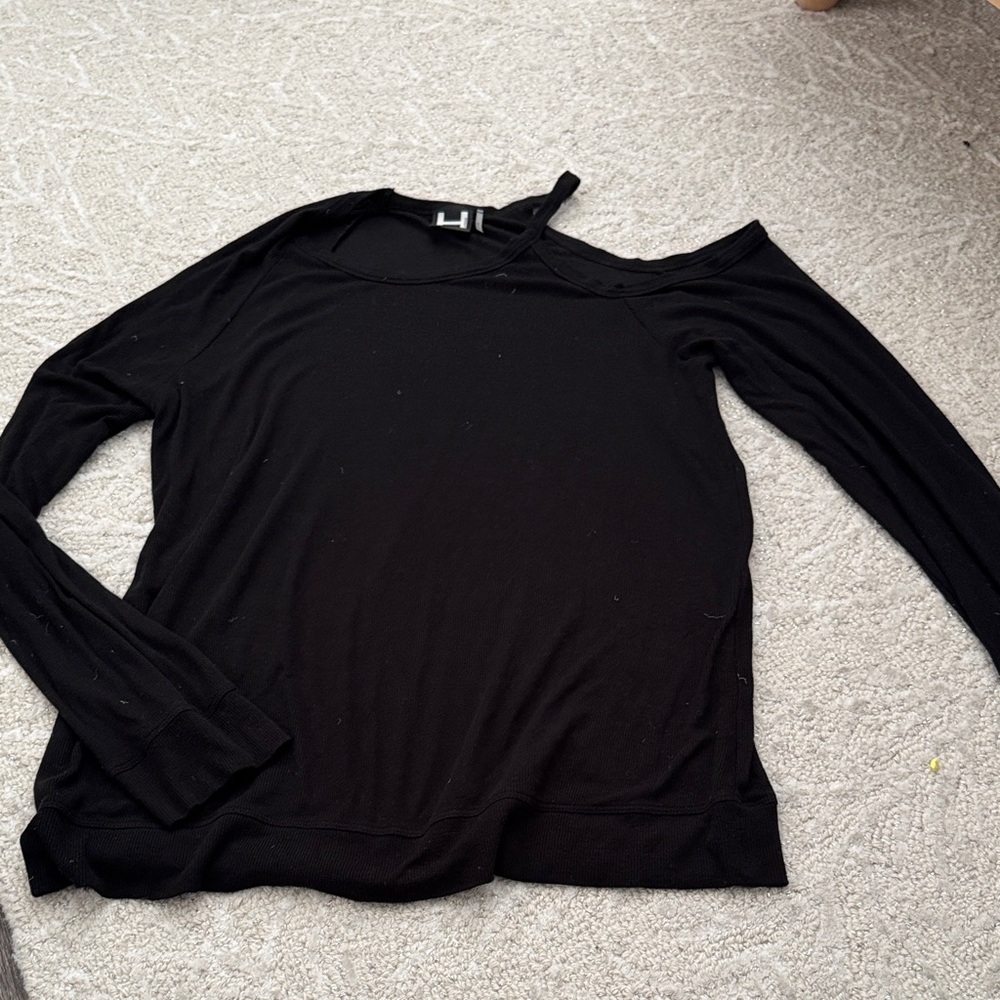 H BY BORDEAUX caught out shirt, long sleeve size XL